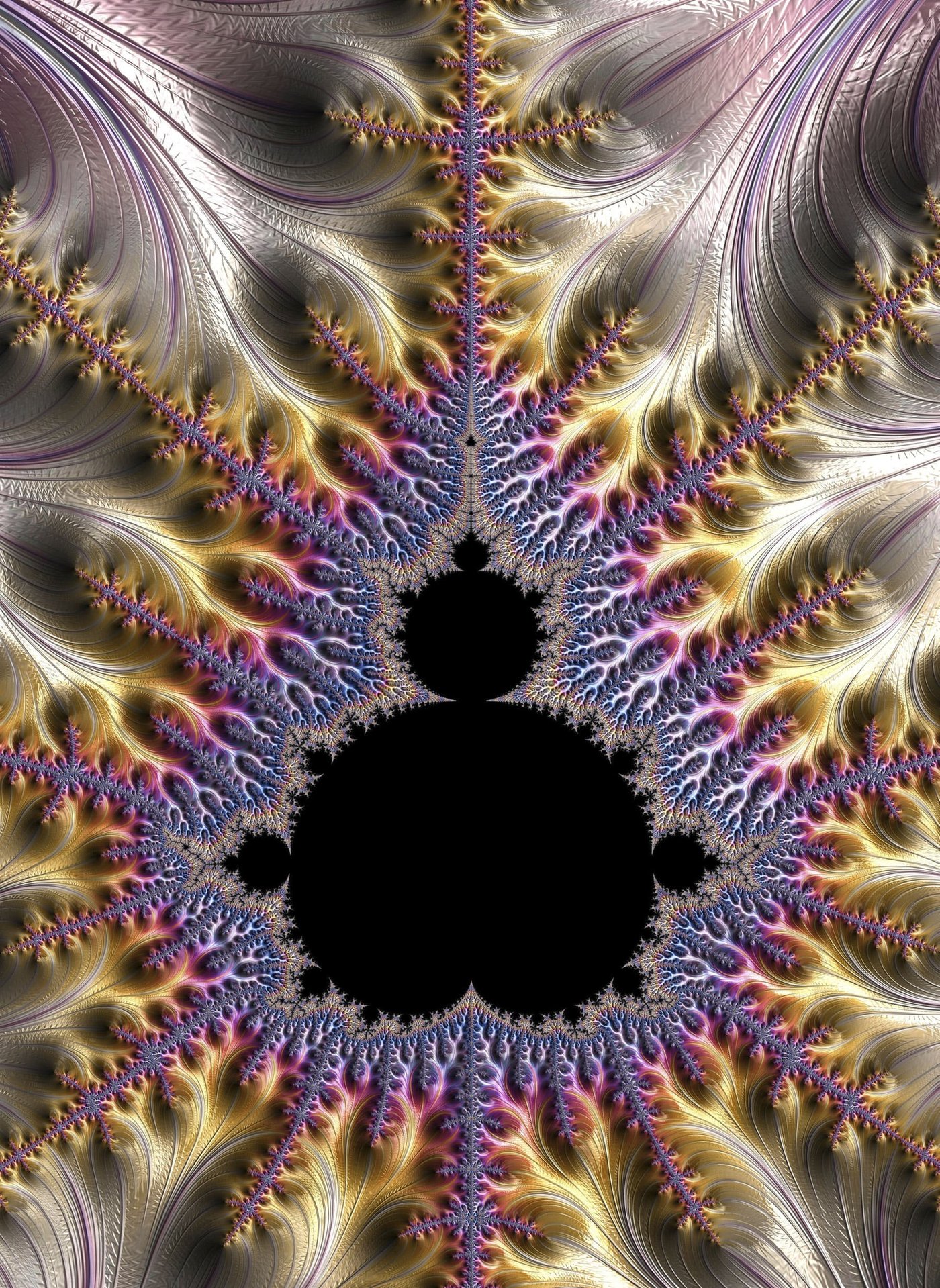 Fractal de Mandelbrot — la metáfora visual con la que Index abre el libro: orden complejo emergiendo de reglas simples